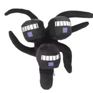 마인크래프트 위저 스톰 블랙 삼두 봉제 인형