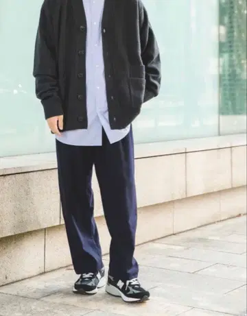 UNIQLO +J 울 블렌드 턱 팬츠