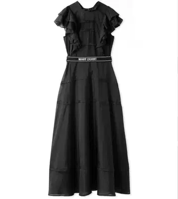 LILY BROWN x MARY QUANT 로고 벨트 시어 원피스 01