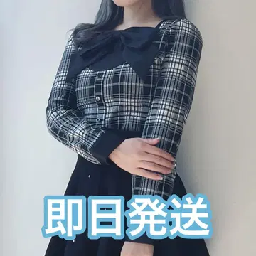 one way 리본 레이어드 상의 블랙 계열 기타 2