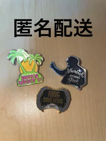 SHINee 공식 굿즈 핀 배지 Sherlock 등 - 3세트