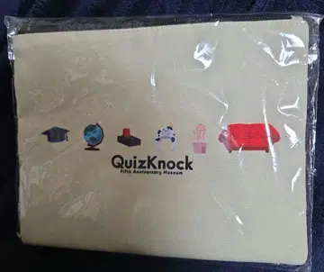 QuizKnock 플랫 파우치 5주년 기념