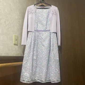 TOCCA 꽃무늬 자수 오더 드레스 퍼플 계열 온워드 카시야마 일본제
