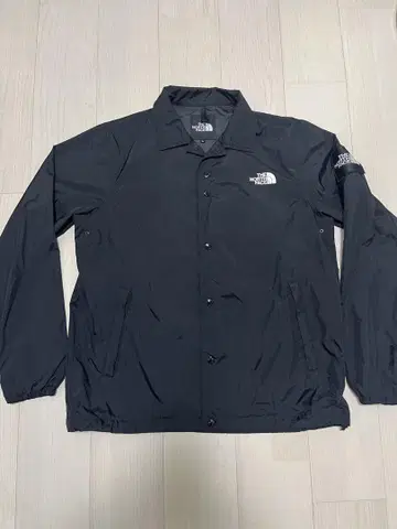 새상품급 The North Face 블랙 나일론 자켓