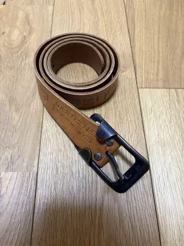 지스타 로우 브라운 가죽 벨트 사이즈 85 M