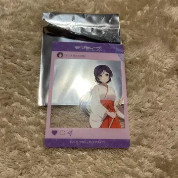 러브 라이브! 칸다묘진 납량제 SNS풍 클리어 카드 토죠 노조미