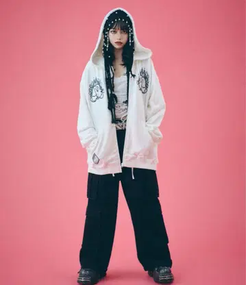 GALFY 갈피 후드티 쭈리 맨투맨 집업 후디 대형견