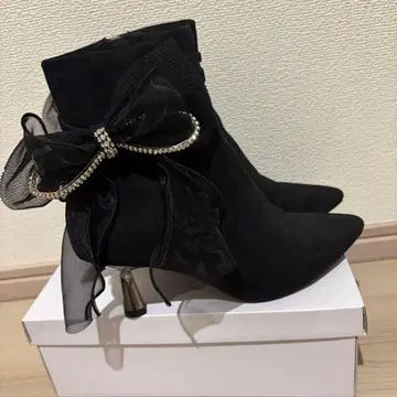 RANDA 2WAY 리본 숏부츠 L 사이즈