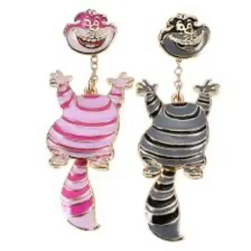 체셔 고양이 귀걸이 2WAY 비대칭 CHESHIRE CAT