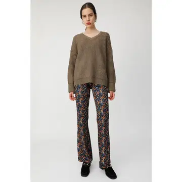 MOUSSY (마우지) CUT FLARE FLOWER 팬츠 M/466