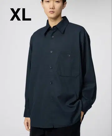 [ 새상품 XL 사이즈 ] 유니클로 U 트윌 워크 오버 사이즈 셔츠
