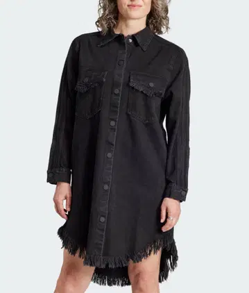 아디다스 adidas 프린지 셔츠 원피스 아디다스 오리지널