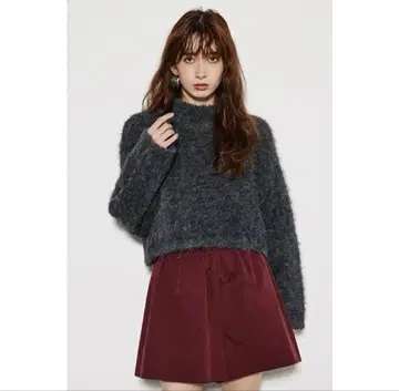 rienda 모헤어 샤기 니트