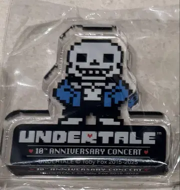 UNDERTALE 10주년 기념 콘서트 아크릴 블록 샌즈