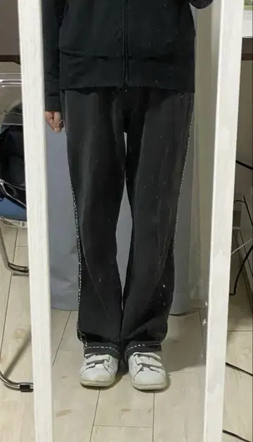 vintage sweat wide pants