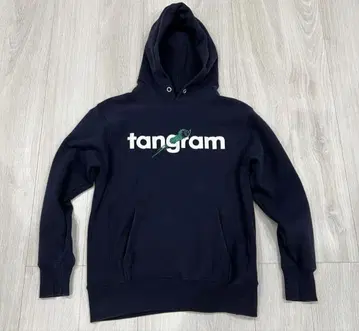 tangram 후드 부착 맨투맨 XL 사이즈 네이비 CLUBHAUS