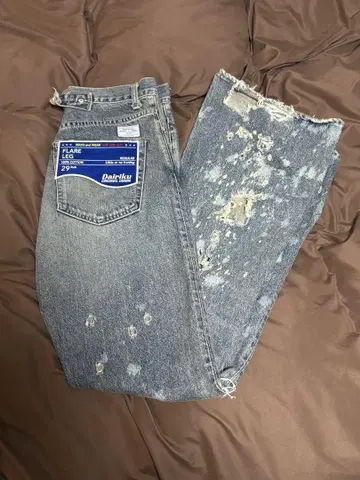 DAIRIKU damage denim 다이리쿠 24ss 데님 29인치
