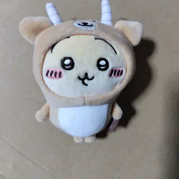 나가노의 곰 x 치이카와 (먼작귀) 임팔라를 쓴 토끼 마스코트 봉제 인형