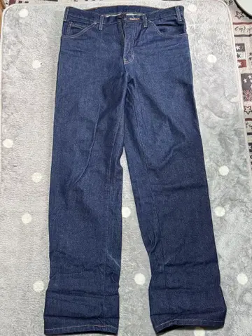 Dickies 다크 네이비 스트레이트 데님 팬츠