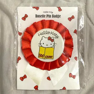 미사용 새상품 헬로키티전 로제트 캔뱃지 키티 굿즈 키티