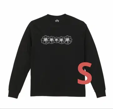 FloraCore Flower long sleeve shits Black
