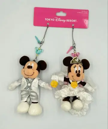 도쿄 디즈니 리조트 미키 미니 웨딩 페어 스트랩