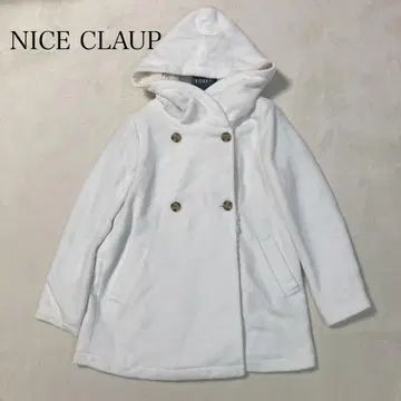 ( 650 ) NICE CLAUP 화이트 코트 아우터
