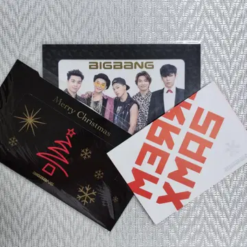 BIGBANG 크리스마스 카드 VIP JAPAN 한정판 FC 혜택
