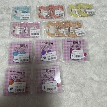 ME:I 온라인 복권 티켓 봉투 카드 카라비너 헤어 클립
