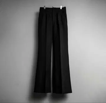 SHIKITARI MEGA FLARE SLACKS [ BLACK ]