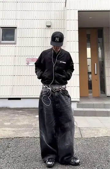 H&M 배기 데님 34/30 엔도 마모루 착용 모델