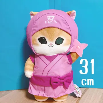 mofusand 닌자냥 BIG 봉제 인형 택 포함 미사용
