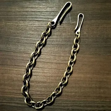 훈제 놋쇠 마루코반 15mm 지갑 체인 빈티지 츠리바리