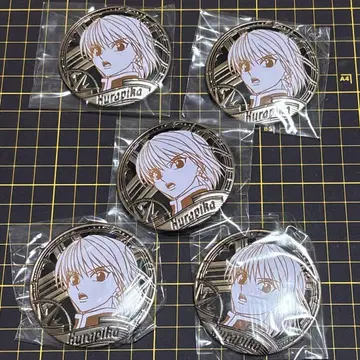 HUNTER x HUNTER 중국 한정판 캔뱃지 정품 크라피카 5개