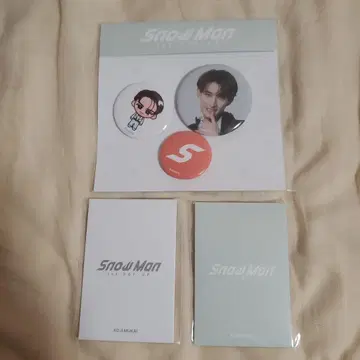 SnowMan 한국 1st 팝업 무카이 코지 세트