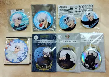 주술회전 고죠 사토루 캔뱃지 8개 세트