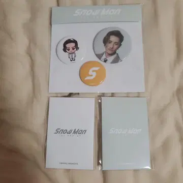 SnowMan 한국 1st 팝업 이와모토 테루 세트