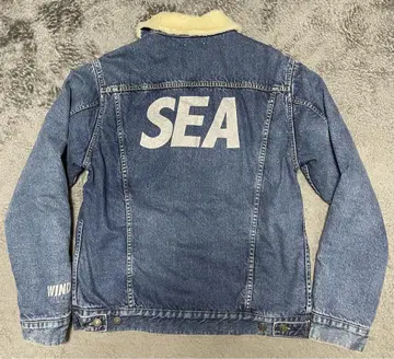 wind and sea 마인 데님 데님 자켓