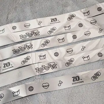 ZOZO 페스티벌 은색 테이프 풀 6개