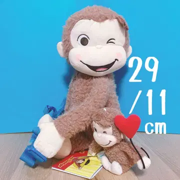오자루의 조지 봉제 인형 백팩 파티 택 포함 미사용 1+1