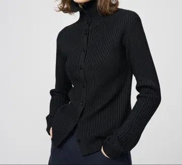 유니클로 유 UniqloU 메리노 블렌드 하이넥 가디건