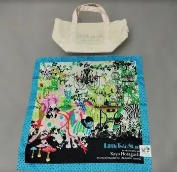 키키라라 pink trick 미니 토트백 호라구치 카요 손수건