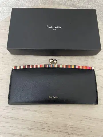Paul Smith (폴 스미스) 크로스오버 스트라이프 트리밍 장지갑