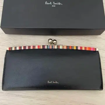 Paul Smith (폴 스미스) 크로스오버 스트라이프 트리밍 장지갑