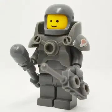 LEGO 레고 다크 그레이 우주 비행사 미니 피규어 정품