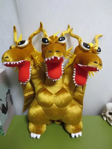 택 포함 새상품 시마무라 다이컷 쿠션 킹 기도라 봉제 인형 초 BIG!