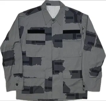 US.ARMY T 패턴 카모 패턴 밀리터리 자켓 그레이 샘플
