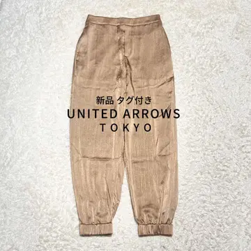 새상품 UNITEDARROWS 새틴 조거 팬츠 정가 1.8