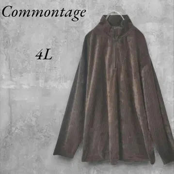 Commontage 하프 지퍼 풀오버 4L 코듀로이 브라운 계열