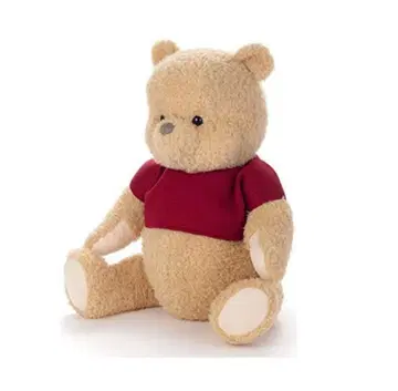 새상품 택 포함 곰돌이 푸 푸와 어른이 된 나 리얼 사이즈 봉제 인형